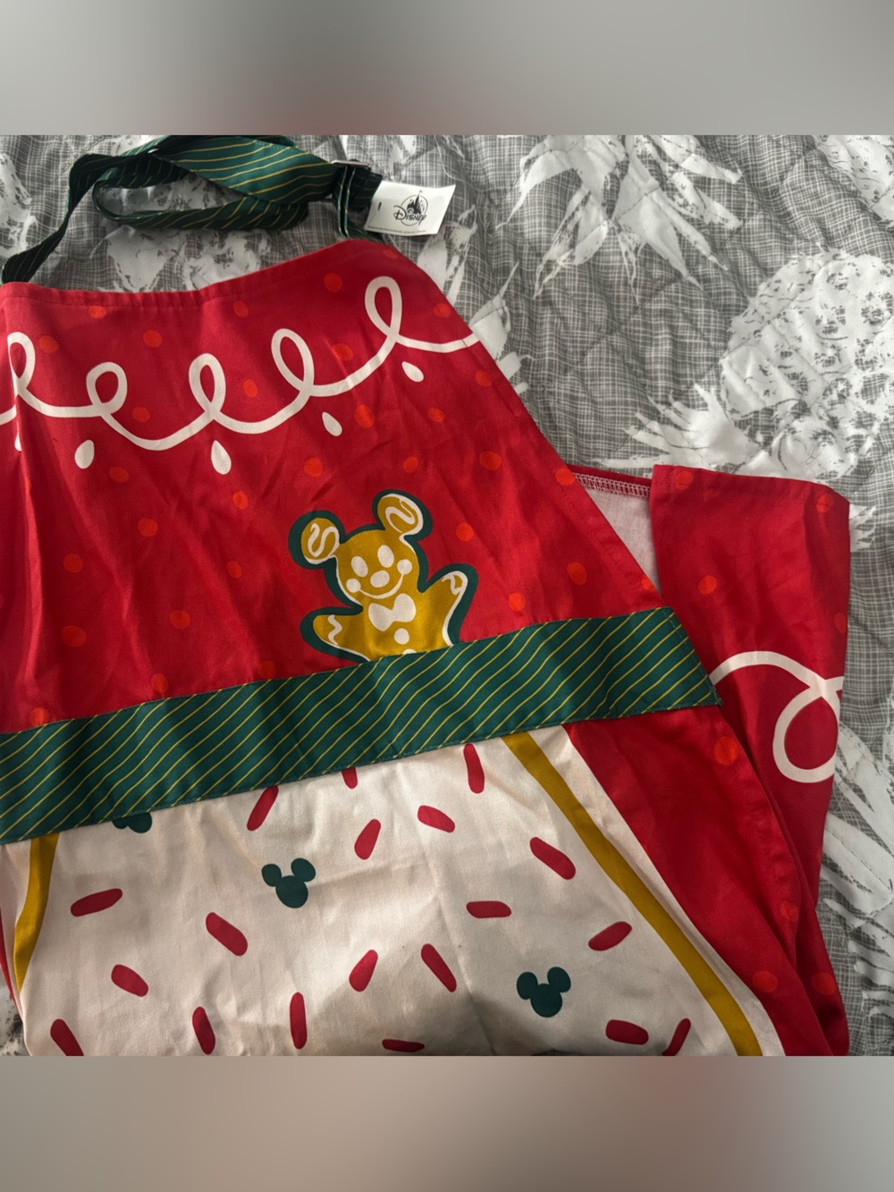 Disney gingerbread adult apron